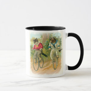 Cats Riding Bikes Mug