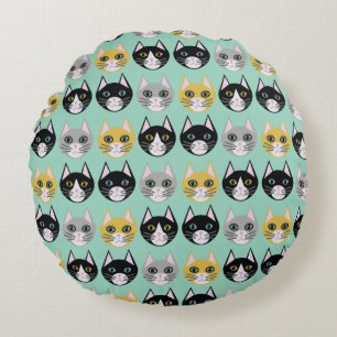 Cats Round Cushion
