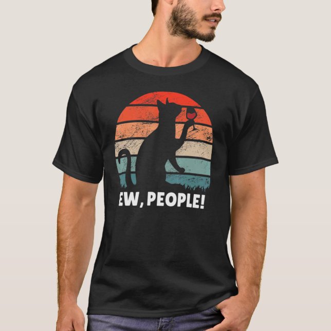 Cats Rule He Worl T-Shirt (Front)