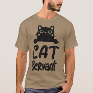Cats Service Funny Motif Cat Owners T-Shirt