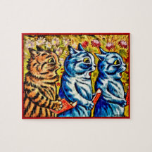 CATS SINGING Jigsaw Puzzle, Louis Wain's Cats