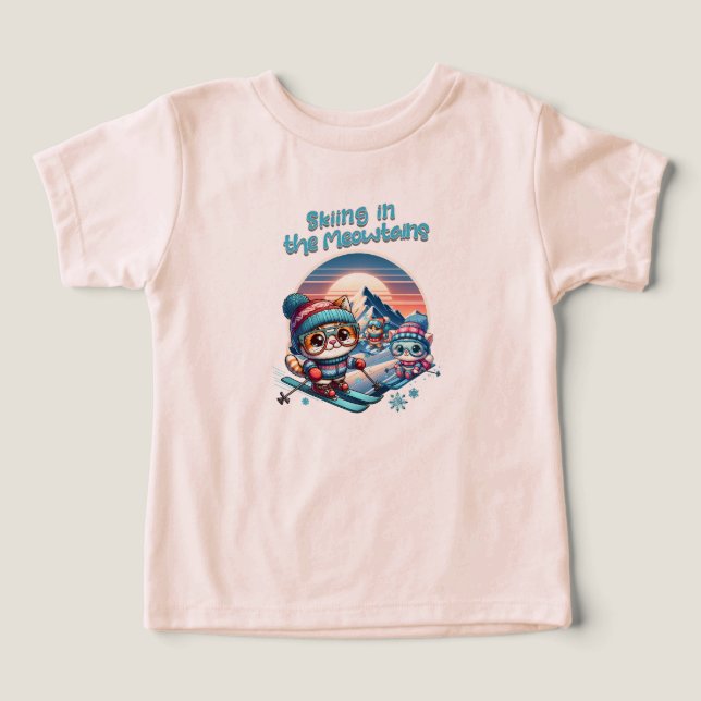 Cats skiing in the Meowtains (Design Front)