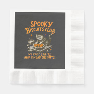 Cat's Spooky Napkin