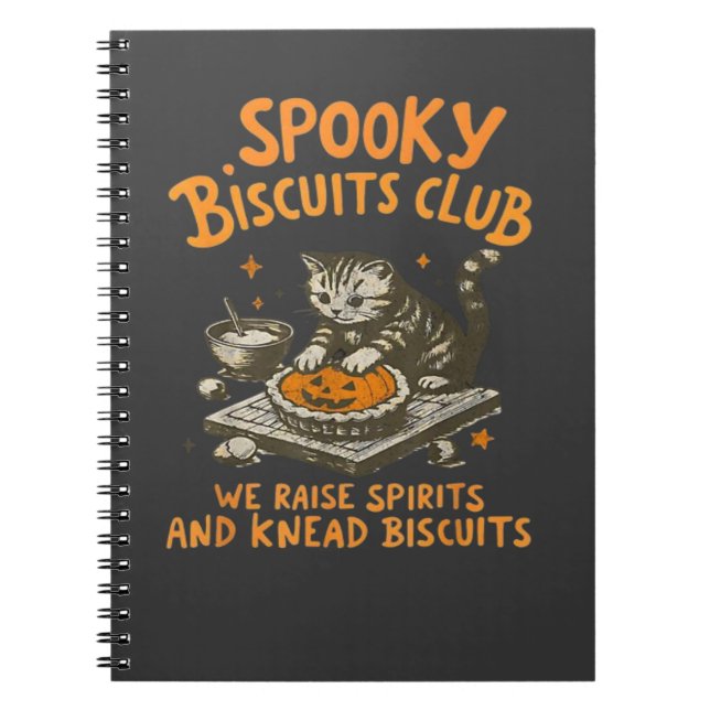 Cat's Spooky  Notebook (Front)