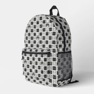Cats Square Printed Backpack