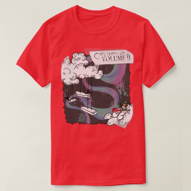 Cats Stuck In Space Vol T-Shirt (Design Front)