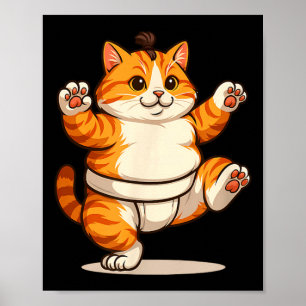 Cats Sumo-Wrestling Martial Art Wrestler-Sumo Poster