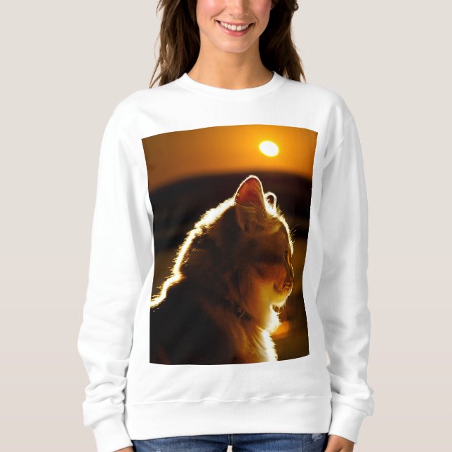 Cats Sunset Sweatshirt (Front)