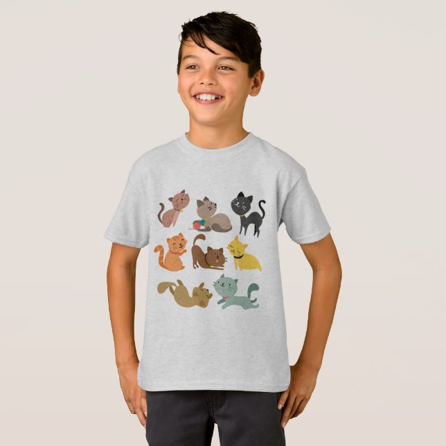 Cats T-Shirt (Front Full)