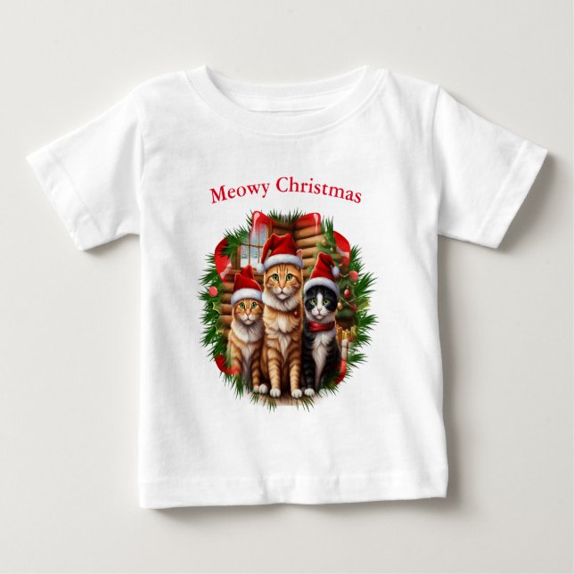 Cats t-shirts Christmas (Front)