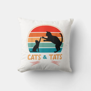 Cats & Tats - Cat Cushion