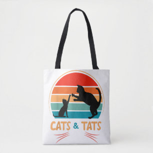 Cats & Tats - Cat Tote Bag