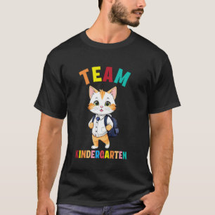 Cats Team kindergarten Back To School Second Grade T-Shirt