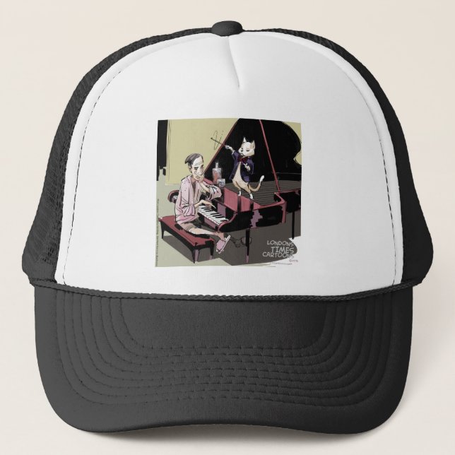 Cats That Take Over & Conduct Everything Funny Trucker Hat (Front)