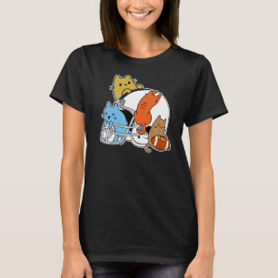 Cats toy american football and helmet T-Shirt