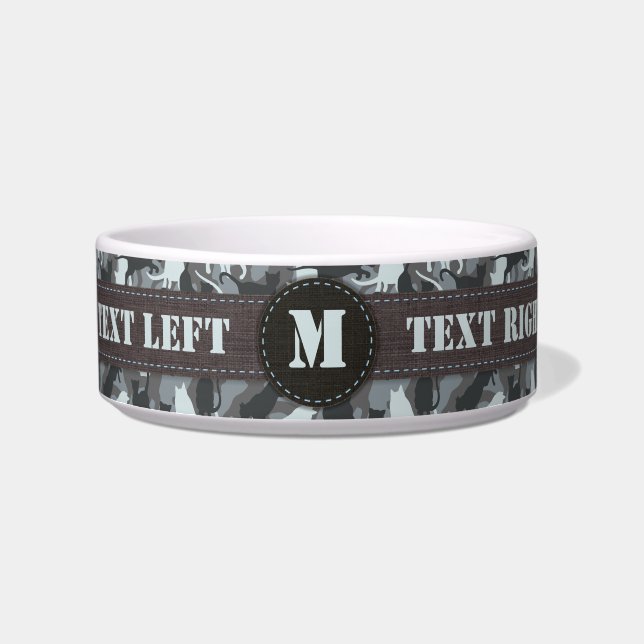 Cats Urban Camouflage Bowl (Front)