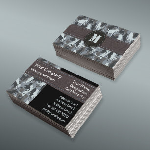 Cats Urban Camouflage Horizontal Business Card