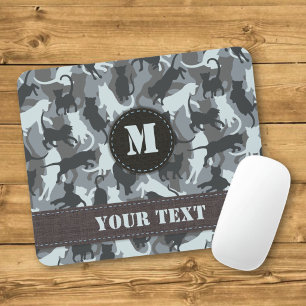 Cats Urban Camouflage Mouse Pad
