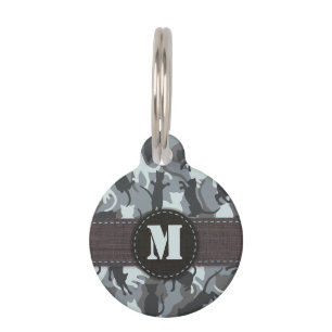Cats Urban Camouflage Pet Tag