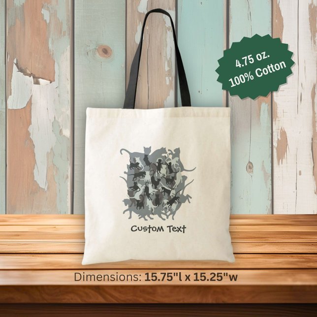 Cats Urban Camouflage Tote Bag (Creator Uploaded)