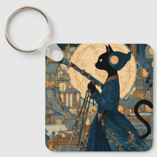 Cats - Victorian Cat - Countess Beatrice Key Ring