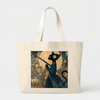Cats - Victorian Cat - Countess Beatrice Large Tote Bag