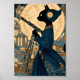 Cats - Victorian Cat - Countess Beatrice Poster