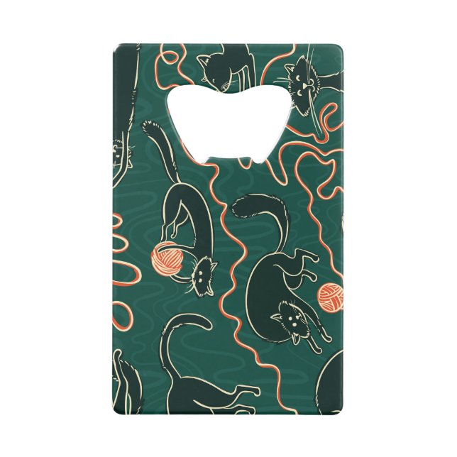 Cats Vintage: Doodle Seamless Pattern (Front)