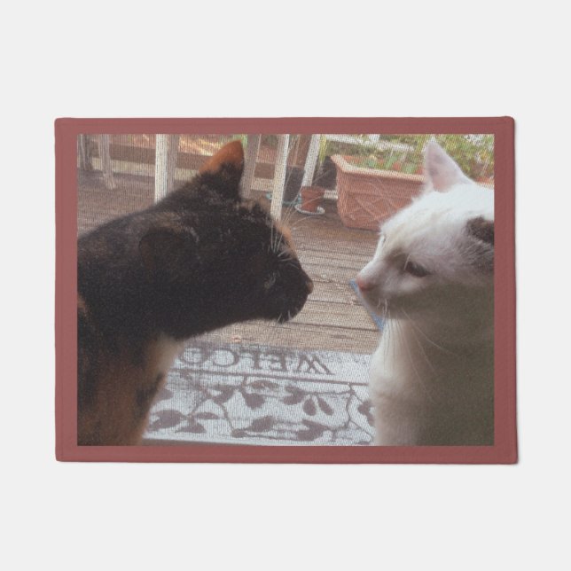 Cats Welcome Doormat (Front)
