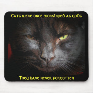 Cats Were Worshipped, They don't forget Mouse Pad