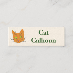 Cat's Whiskers Mini Business Card