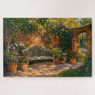 Cat's Whispering Sanctuary – Portrait of Solitude Jigsaw Puzzle