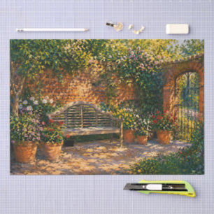 Cat's Whispering Sanctuary – Portrait of Solitude Tissue Paper