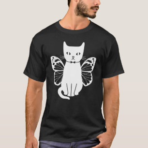 Cats With Butterflies Cute Cats Cat I Cute Cat T-Shirt