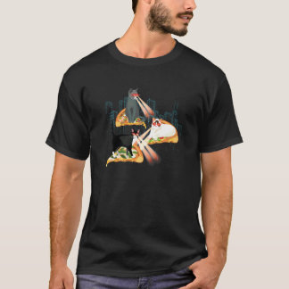 Cats With Laser Eyes I Cat Kitten Laser Space Pizz T-Shirt