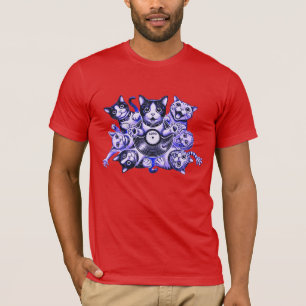 cats with record player  T-Shirt