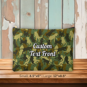 Cats Woodland Camouflage Accessory Pouch