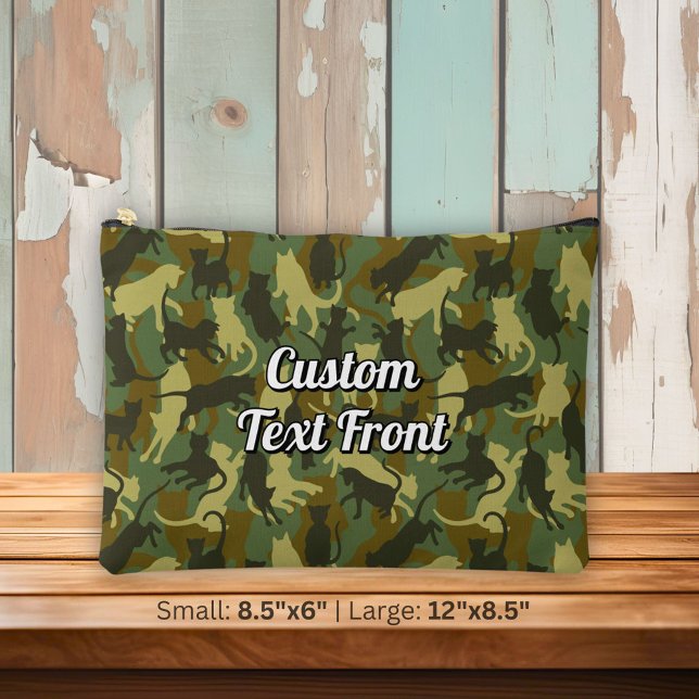 Cats Woodland Camouflage Accessory Pouch (Creator Uploaded)