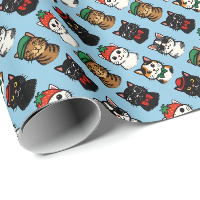 Cats Wrapping Paper (Roll Corner)
