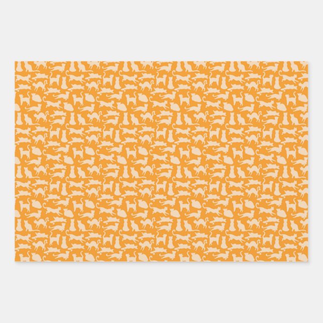 Cats Wrapping Paper Sheet (Front)
