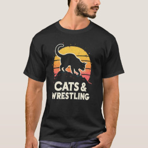 Cats Wrestling Sneaky T-Shirt