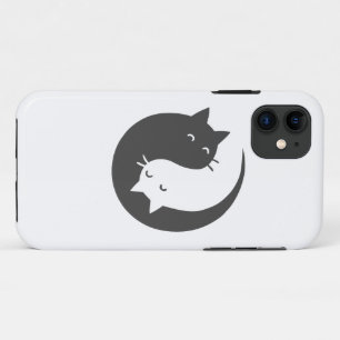 Cats yin and yang mandala - Choose background colo Case-Mate iPhone Case