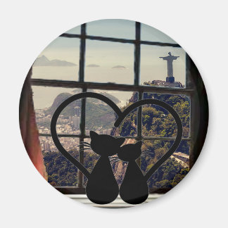 catsin love in rio de janeiro magnet