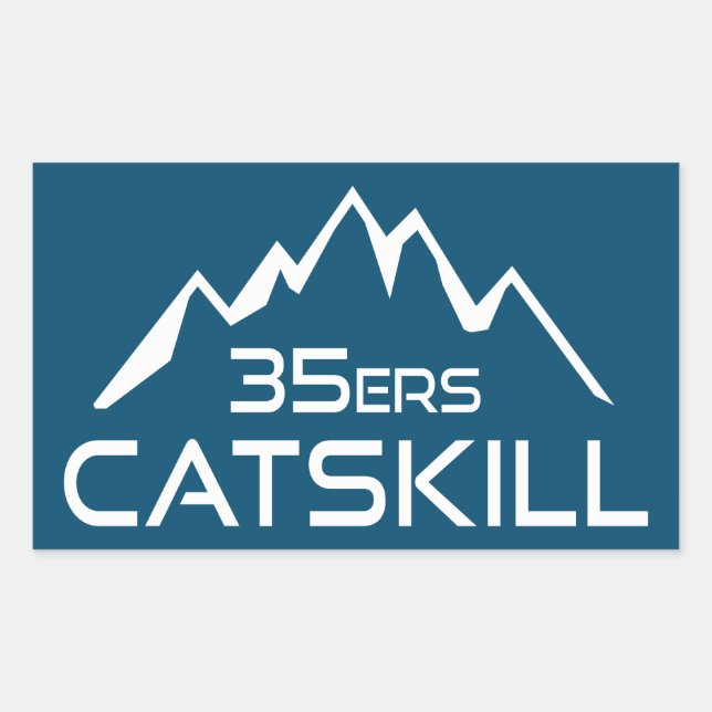 Catskill 35er Mountain Rectangular Sticker (Front)