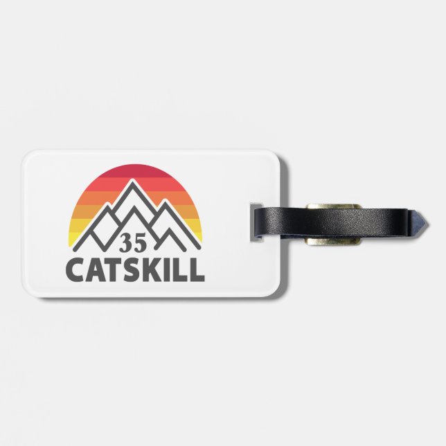 Catskill 35er Rainbow Luggage Tag (Back Horizontal)