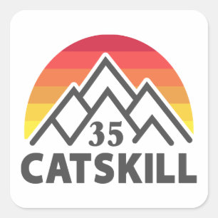 Catskill 35er Rainbow Square Sticker