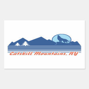 Catskill Mountains NY Rectangular Sticker