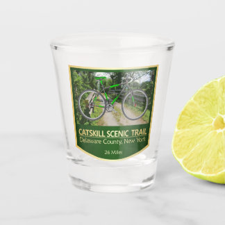 Catskill Scenic Trail (bike2) Shot Glass
