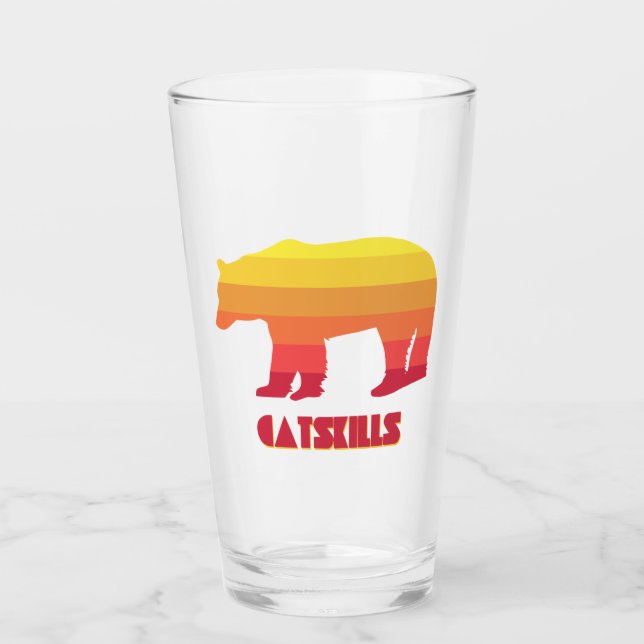 Catskills Bear Glass (Front)