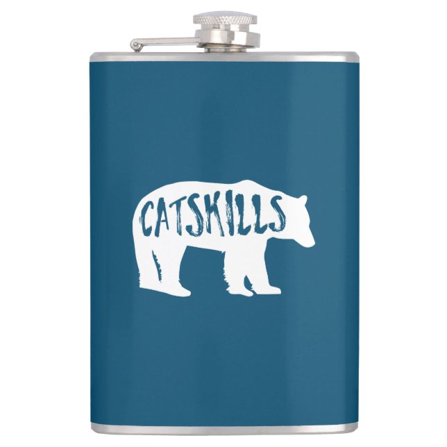 Catskills Bear Hip Flask (Front)